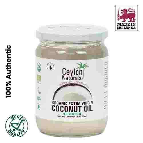 Ceylon naturals organic coconut oil - 500ml